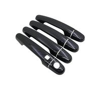 Accessori per la copertura della maniglia esterna Copri Maniglie Porte Per Corolla Per Verso E120 2001 2002 2003 Adesivi Cromati In Fibra Carbonio Nero Lucido Accessori(Type B)
