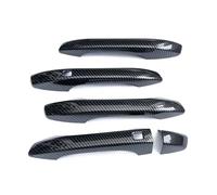 Accessori per la copertura della maniglia esterna Modanatura Maniglia Esterna Della Portiera In Colore Argento Serratura Intelligente Per Kia K5 Per Optima 2021-2023(Carbon)