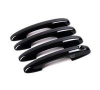 Accessori per la copertura della maniglia esterna Nero Per Ford Per Focus 2019 2020 Modanatura Maniglia Porta Laterale Esterna Cornice Cromata Con 2 Fori Intelligenti(Black Printed)