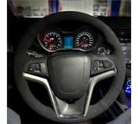 Accessori Per La Copertura Della Treccia Del Volante Auto In Pelle Scamosciata Per Chevrolet Per Camaro 2011-2015(Light Blue Thread6)