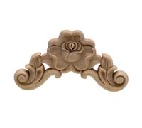 Accessori per la decorazione della casa, porte e finestre in legno, piccola applique floreale decorativa 8 cm x 8 cm