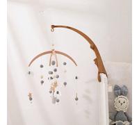 Accessori per la decorazione e lo stoccaggio di giocattoli in stile vintage europeo, supporto pieghevole e mobile multifunzionale, design in legno naturale creativo per decorare auto, letto e giocatto