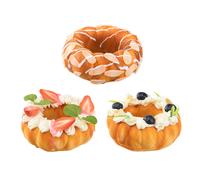 Accessori per la fotografia, accessori realistici per alimenti, modelli di cupcake realistici per decorazioni di torte artificiali e decorazioni