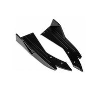 Accessori Per La Modifica Del Labbro Paraurti Posteriore Dell'auto In Stile Universale Per Civic Per Vw Spoiler Laterale In Fibra Di Carbonio Auto Minigonne Laterale(Bright Black)