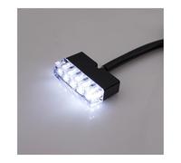 Accessori Per La Modifica Della Luce Della Targa Del Fanale Posteriore Universale Per Moto Luce Del Freno Indicatori Di Direzione Stop Luci Freno(White)