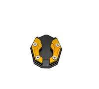 Accessori per la modifica della moto con imbottitura del bordo CNCNMAX allargata e telaio di supporto, cuscino del sedile antiscivolo singolo Poggiapiedi Moto(Gold)