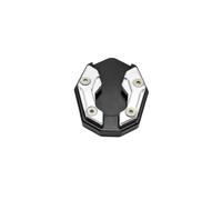 Accessori per la modifica della moto con imbottitura del bordo CNCNMAX allargata e telaio di supporto, cuscino del sedile antiscivolo singolo Poggiapiedi Moto(Silver)
