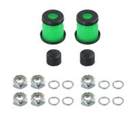 Accessori per la ricostruzione del camion dello skateboard, con rondelle e boccole per una migliore guida (verde)