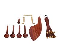 Accessori Per La Riparazione Del Violino Di Dimensioni 4/4 Jujube Wood Cordiera Mentoniera Tuning Peg End Button Violino Parti Di Ricambio Principiante Accessori per Violino