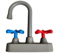 Accessori per lavello giocattolo, modello di lavello da gioco in plastica per rubinetto da cucina per giochi di ruolo prescolare per la casa e all'aperto