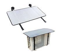 Accessori per le parti del condizionatore d'aria, copertura del condizionatore d'aria esterno Protettore per lamina in alluminio per unità di pompa della pompa di calore esterna per 110x55 cm