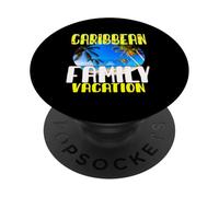 Accessori per le vacanze in Giamaica Beach vacanza in famiglia ai Caraibi PopSockets PopGrip Adesivo