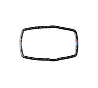 Accessori per l'interno dell'auto Multimedia Button Frame Cover per BMW, Auto decorazione finiture adesivi decalcomania per F10 F20 F30 F34 F07 F25 F26 F15 F16 adesivi interni (rosso-blu)