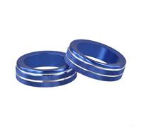 Accessori per manopole del volume in lega di alluminio per Ford Explorer 2020 2021 2022 2023 2024 2025 stile OEM Fit (blu)