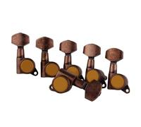 Accessori Per Manopole Di Accordatura Per Chitarra Accordatore Per Chitarra Professionale Con Corde Di Bloccaggio Posteriori Pioli Elettrici Color Bronzo(6R)