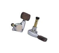 Accessori Per Manopole Di Accordatura Per Chitarra Accordatori Con Bloccaggio Anteriore Per Chitarra Cromati 3R3L Con Accessori Per Rapporto Di Trasmissione 1:21(Handle)