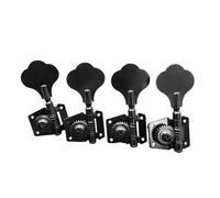 Accessori Per Manopole Di Accordatura Per Chitarra Un Set Di Fermi Di Accordatura Professionali Per Basso Elettrico 2R2L Adatti Per Accessori Cromati(BK 4pcs L)