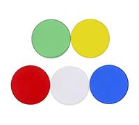 Accessori per microscopi 1 pz vetrino for microscopio filtro colorato diametro 42/45 mm trasparente blu verde giallo rosso vetro ottico vetro bianco smerigliato filtro 1,5-2 mm di spessore Durata e pr