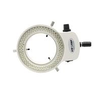 Accessori per microscopi 144 Illuminatore for microscopio a luce anulare a LED con adattatore di alimentazione Lampada regolabile da 0 a 100% for microscopio stereo e amp;Telecamera Durata e prestazio