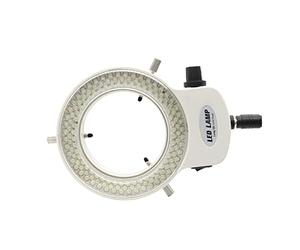 Accessori per microscopi 144 Illuminatore for microscopio a luce anulare a LED con adattatore di alimentazione Lampada regolabile da 0 a 100% for microscopio stereo e amp;Telecamera Durata e prestazio