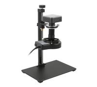 Accessori per microscopi Microscopio digitale HDMI USB da 48 MP 4K con pannello touch, obiettivo C-Mount da 1-130X for riparazione telefono, saldatura, supporto C Durata e prestazioni affidabili