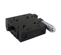 Accessori per microscopi Microscopio Manuale Stage PT110-13-60C Tavole di traduzione ad alta precisione, Fasi di traduzione lineare manuale da 13 mm Durata e prestazioni affidabili
