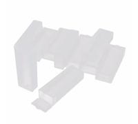Accessori per microscopi Scatola for vetrini con supporto for microscopio rettangolare in plastica da 10 pezzi for laboratorio con 5 vetrini Durata e prestazioni affidabili