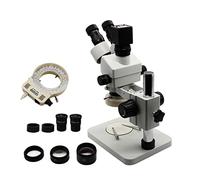 Accessori per microscopio da laboratorio 3.5X-90X Simul Focale Industriale Trinoculare Stereo Microscopio Ingrandimento Zoom Continuo Telefono PCB Riparazione Saldatura
