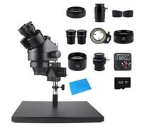 Accessori per microscopio da laboratorio 3.5X 90X Simul-focale Zoom Trinoculare Stereo Microscopio Industriale 38MP 1080P HDMI Camera