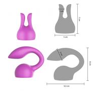Accessori per mini massaggiatore vibrante vagina wand in silicone vibratore anal