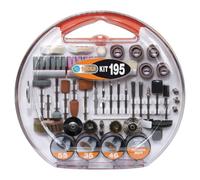 Set accessori per mini trapano 'pg195a' 195 pezzi PG PROFESSIONAL