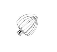 Accessori per mixer, compatibile con KitchenAid, K45DH K45WW K45B | KSM75, KSM90; gancio impastatore, frusta, frusta piatta, acciaio inox 304(K45WW Wire Whip)