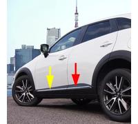 Accessori per modanatura laterale del corpo della porta cromata lucida per Mazda CX-3 CX3 DK 2016-2024 2023 2022 2021 2020 2019