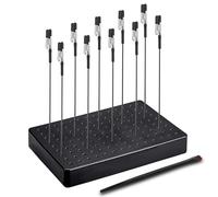 Accessori per modellismo, 10 x base di colori, 1 spazzola e 1 battuta. Clip a coccodrillo resistenti e stabili. Ideale per modellazione, strumenti aerografo e saldatura a mano.