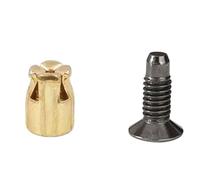 Accessori per montaggio della porta ' armadio | Dadi con inserti espansione con viti corrispondenti, acciaio laminato a freddo, 25 set per attività