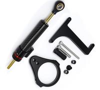 Accessori Per Moto Ammortizzatore Di Sterzo Ammortizzatore Di Sterzo Stabilizza Staffa Di Montaggio Tampone Per Scooter Dello Sterzo(Black 1set-1)