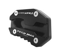 Accessori per moto Cavalletto laterale Piastra di estensione cavalletto per Y&ama&ha TMAX560 Tech Max 2022~2025 TMAX 560 Tech Max(Black-1)