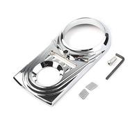 accessori per moto Dash Moto comitati comitato Inserire il coperchio in forma for Harley Softail Custom FXSTC FLSTF Fat Boy FLSTC Softail Classic 2000-2017 ABS (Color : Chrome)