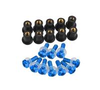 Accessori Per Moto Parabrezza Parabrezza Dadi Bulloni Viti Per CRF1100L CRF1000L Per Africa Twin 1100 1000 Per Adventure Per Sport Kit bulloni carenatura(Blu)