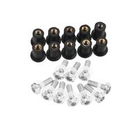 Accessori Per Moto Parabrezza Parabrezza Dadi Bulloni Viti Per CRF1100L CRF1000L Per Africa Twin 1100 1000 Per Adventure Per Sport Kit bulloni carenatura(ARGENTO)