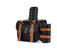 Accessori Per Moto PU Borse Da Sella Per Moto Borsa Portaoggetti Borsa Laterale Per Serbatoio Valigia Impermeabile Borsa Doppia Per Sedile Posteriore Borsa A Bisaccia Borsa portautensili moto(Big Size