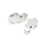 Accessori Per Moto Riser Manubrio Arretrati Di Alta Qualità Per Triumph Speed 400 Scrambler 400X Speed400 Scrambler400X 2024- Riser Manubrio Moto(Argento)