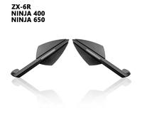 Accessori Per Moto Specchi Retrovisori Con Indicatori LED Kawasaki ZX-6R Nero