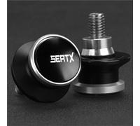 Accessori per motociclette Accessori Moto Viti Cavalletto Cursori Forcellone Posteriore 8mm Per Ducati DesertX 2022 2023 2024(Silver)