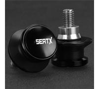 Accessori per motociclette Accessori Moto Viti Cavalletto Cursori Forcellone Posteriore 8mm Per Ducati DesertX 2022 2023 2024(Black)