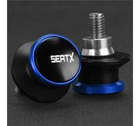 Accessori per motociclette Accessori Moto Viti Cavalletto Cursori Forcellone Posteriore 8mm Per Ducati DesertX 2022 2023 2024(Blue)