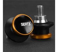 Accessori per motociclette Accessori Moto Viti Cavalletto Cursori Forcellone Posteriore 8mm Per Ducati DesertX 2022 2023 2024(Orange)