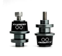 Accessori per Motociclette in Alluminio per Ducati DesertX 2022 2023 Bulloni del cavalletto per slitte con Perno del Braccio oscillante-Grey