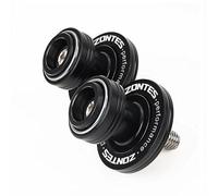 Accessori per Motociclette in Alluminio per Zontes ZT125 ZT125G1 ZT125U ZT310X ZT310T ZT310V ZT310R Bulloni del cavalletto per slitte con Perno del Braccio oscillante-B-Grey