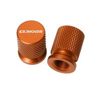 Accessori per motociclette Per BMW G310GS G 310GS 310 GS 2017 2018 2019 2020 2021 2022 2023 Accessori Moto Di Alluminio CNC Valvola Della Gomma Porta Aria Stelo Tappi Copertura(Orange)